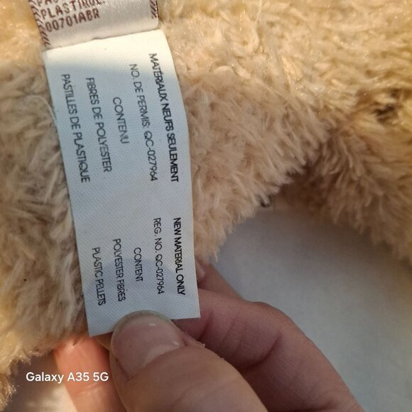 Gund Toothpick Plush Teddy Bear Stuffed Animal Beige 14" Soft Cuddly Toy - Picture 8 of 9